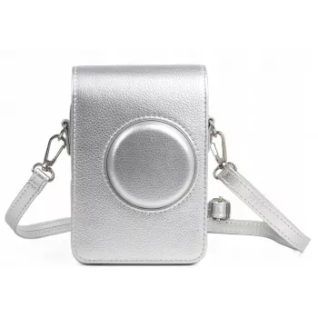 LOVEINSTANT pouzdro pro Fujifilm Instax Mini Evo - stříbrné