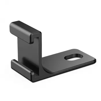 PULUZ adaptér 1/4 palce pro Insta360 X5/X4/X3/One X2 - černý, hliníková slitina, Cold Shoe
