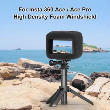 PULUZ protivětrný pěnový kryt pro Insta360 Ace Pro / Insta360 Ace (černý)