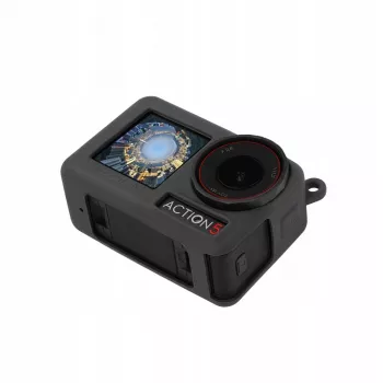 SUNNYLIFE Ochranné silikonové pouzdro s popruhem pro DJI Osmo Action 5 Pro / OA5-BHT885