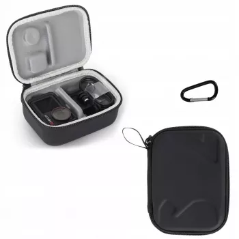 SUNNYLIFE Ochranné přepravní pouzdro pro DJI Osmo Action 3, 4, 5 Pro - tvrdá skořepina EVA, nárazuvzdorné, černé