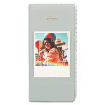 LOVEINSTANT fotoalbum na 64 fotografií pro Fuji Instax Wide, Square, Polaroid 600, SX-70, Now - zelené