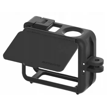 SUNNYLIFE rámový držák + krytka objektivu pro DJI Osmo Action 5 Pro / 4 / 3 - černé