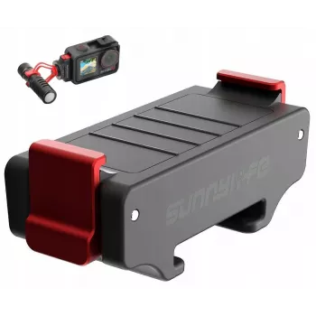 SUNNYLIFE adaptér pro DJI Osmo Action 5 Pro / 5 / 4 / 3 - ISO Hot Shoe - černý