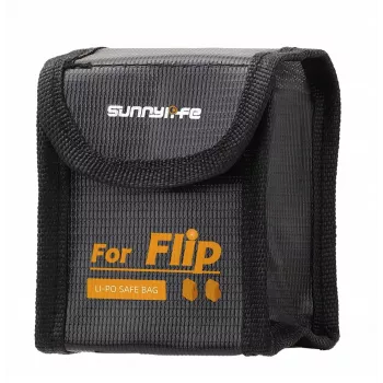 SUNNYLIFE ohnivzdorná bezpečnostní taška na baterie pro dron DJI Flip - pro 2 baterie - FP-DC955-2