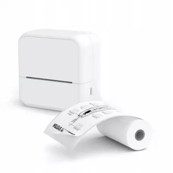 Bluetooth termotiskárna S1 pro fotografie, samolepky, poznámky a štítky, 53 mm, 203 dpi, bílá LOVEINSTANT