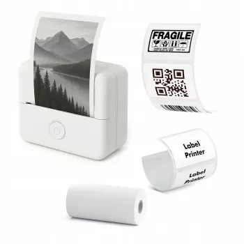 Bluetooth termotiskárna X6 pro fotografie, štítky, poznámky a samolepky, AI aplikace, bílá LOVEINSTANT