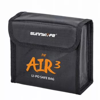 SUNNYLIFE Ohnivzdorné pouzdro pro 3 baterie DJI Air 3 / 3S