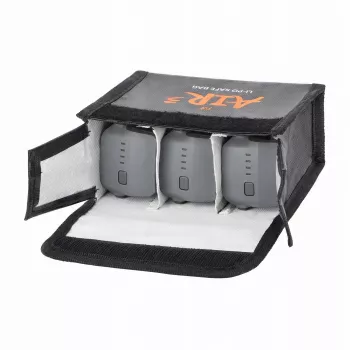 SUNNYLIFE Ohnivzdorné pouzdro pro 3 baterie DJI Air 3 / 3S