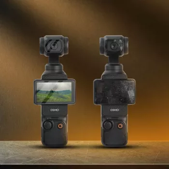 SUNNYLIFE sada ochrany displeje a objektivu s AR vrstvou pro DJI Osmo Pocket 3 - tvrzené sklo 9H