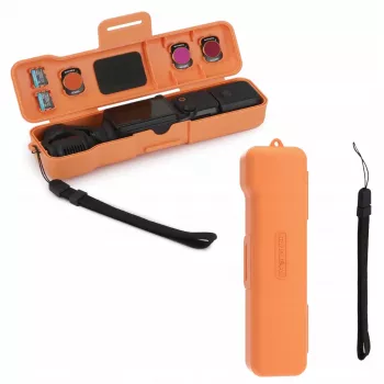 SUNNYLIFE ochranné pevné pouzdro pro DJI Osmo Pocket 3 a příslušenství, oranžové