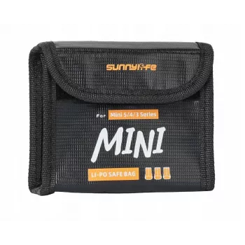 Ohnivzdorné pouzdro na baterie pro 3x baterie DJI Mini 5/4/3 Pro Mini 3, N5p-dc085-3 SUNNYLIFE