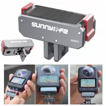 SUNNYLIFE magnetický rychloupínací adaptér se závitem 1/4 inch a GoPro uchcením pro DJI Osmo Action 5 Pro / 4 / 3, AD017-T