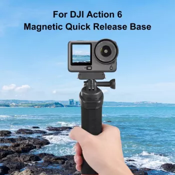 PULUZ magnetické rychloupínací uchycení s držákem GoPro pro DJI Osmo Action 6 / Nano / Puluz / PU1079B