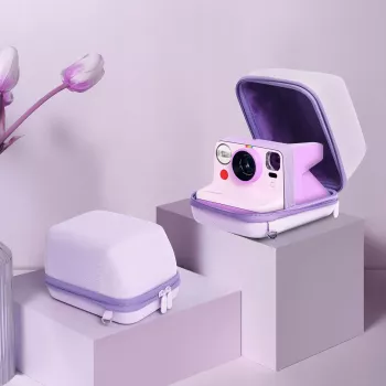LOVEINSTANT pouzdro pro Polaroid Now, Now+, Onestep+, Onestep 2 VF – fialové