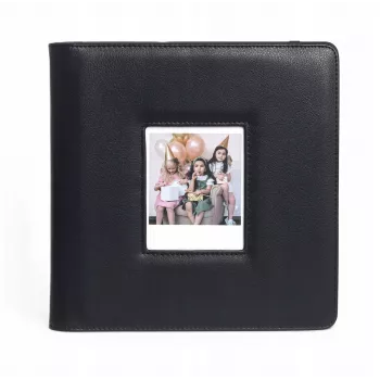 LOVEINSTANT fotoalbum na 288 fotografií, kompatibilní s Fuji Instax Wide 400/300, Polaroid 600/Now, černé