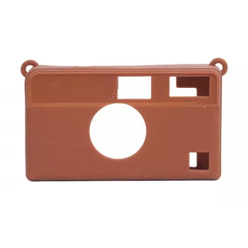LOVEINSTANT silikonové ochranné pouzdro na Kodak Ektar H35 H35N Ultra F9 - hnědé