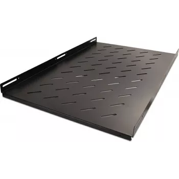 RACKTEL RL-P1000S 19 inch 1U pevná police hloubka 1000mm nosnost 80kg černá