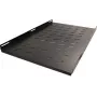 RACKTEL RL-P1000S 19 inch 1U pevná police hloubka 1000mm nosnost 80kg černá
