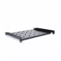 RACKTEL RL-PD600S 1U 19 inch přední montážní police do racku, hloubka 600 mm, nosnost 20 kg, černá (RAL 9005)