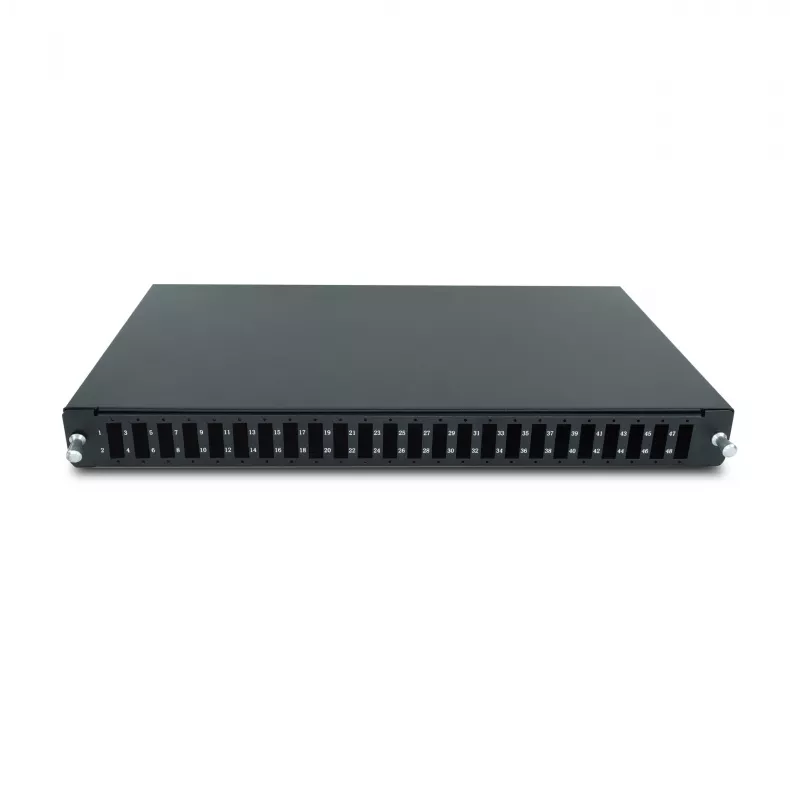 Optický patch panel RACKTEL RL-PFWDPX24 24portový SC Duplex 1U černý