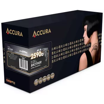 ACCURA Kompatibilní toner náhrada Brother TN-2590XL vysoká výtěžnost černý