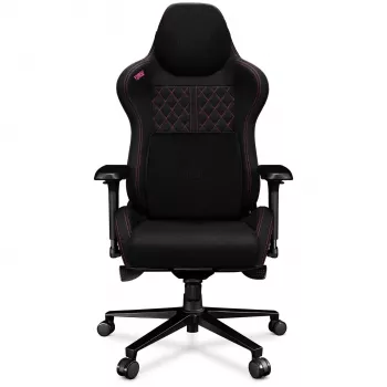 Yumisu 2050 Magnetic Office Chair, Fabric, Black/Pink