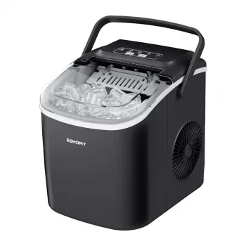 EUHOMY IM016 výrobník ledových kostek 12kg (černý)