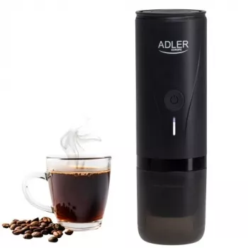 Adler AD 4400 Portable Coffee Maker, 20 bar, Black