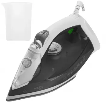 Adler AD 5051 napařovací žehlička s keramickou žehlicí plochou, 2600 W, 350 ml nádržka