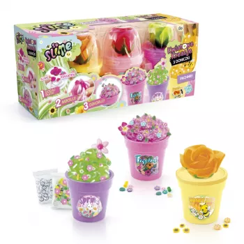 EPEE So Slime DIY Slime Shakers Floral Creations 3 květináče kreativní sada