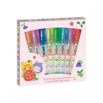 Janod Gelová pera Mini 8 barev Fruity Cuties 6+