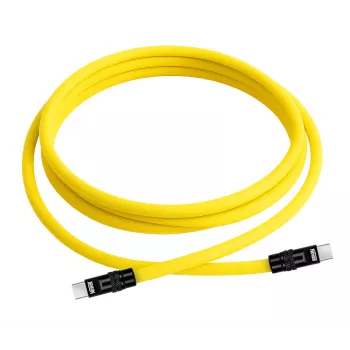 Newell USB-C na USB-C kabel 100W, 2m, silikonový, žluto-černý