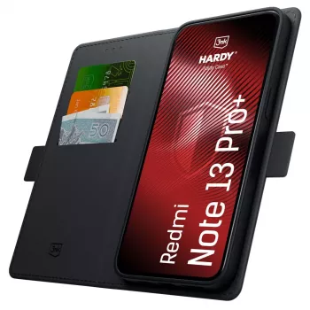3MK PROTECTION Redmi Note 13 Pro+ - pouzdro 3mk Hardy Foldy černé
