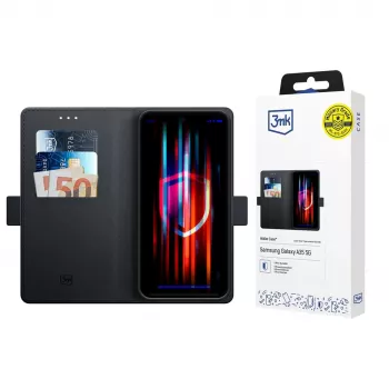 Peněženkové pouzdro 3MK pro Samsung Galaxy A57, černé