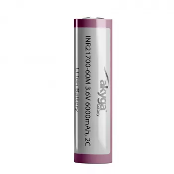 Akyga AKY2185 INR21700-60M 2C Li-Ion baterie 21700 3,6 V 6000 mAh