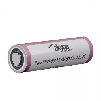Akyga AKY2185 INR21700-60M 2C Li-Ion baterie 21700 3,6 V 6000 mAh