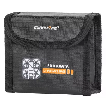Ochranné pouzdro SUNNYLIFE pro 2x baterie DJI Avata - pevné pouzdro EVA, černé