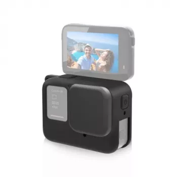 PULUZ silikonové ochranné pouzdro s krytkou objektivu pro Insta360 Ace Pro, černé