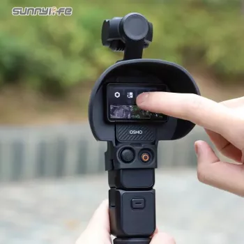 SUNNYLIFE sluneční clona a ochrana LCD displeje pro DJI Osmo Pocket 3 - černá