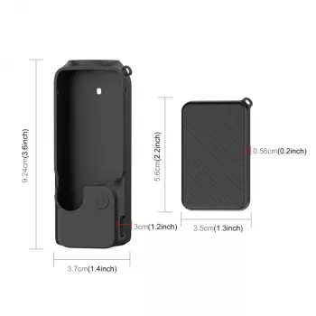 PULUZ silikonové ochranné pouzdro pro DJI Osmo Pocket 3 - černé