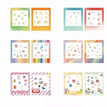 LOVEINSTANT sada 12 samolepicích rámečků pro Fuji Instax Square Link SQ1 SQ6 SQ20 SQ40 SQ10