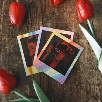 LOVEINSTANT sada 12 samolepicích rámečků pro Fuji Instax Square Link SQ1 SQ6 SQ20 SQ40 SQ10