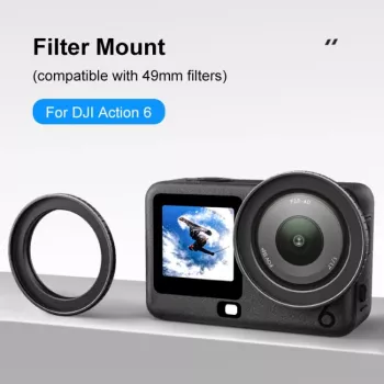 49mm adaptér pro filtry PULUZ pro DJI Osmo Action 6