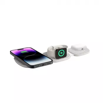 Tech-Protect QI15W-A32 3IN1 MagSafe bezdrátová nabíjecí stojánek šedý