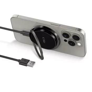 Tech-Protect QI15W-A33 MagSafe bezdrátová nabíječka 15W černá