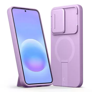 Tech-Protect Kevlar Aura MagSafe Case for Samsung Galaxy A57, Violet