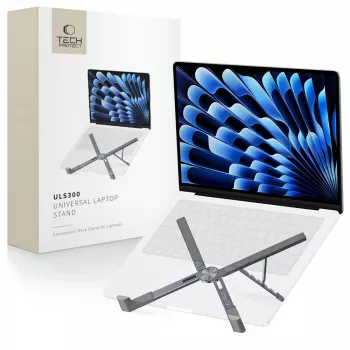 TECH-PROTECT ULS300 univerzální stojan na notebook šedý