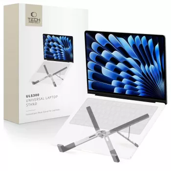 TECH-PROTECT ULS300 univerzální stojan na notebook stříbrný