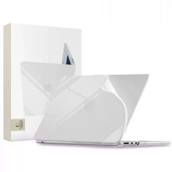 Tech-Protect Smartshell pouzdro pro MacBook Air 13 M2-M5 2023-2026, křišťálově průhledné